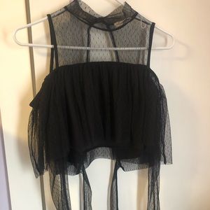 Lit Boutique Black Blouse